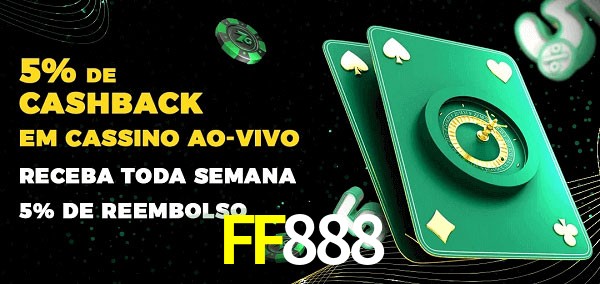 Promoções do cassino ao Vivo FF888